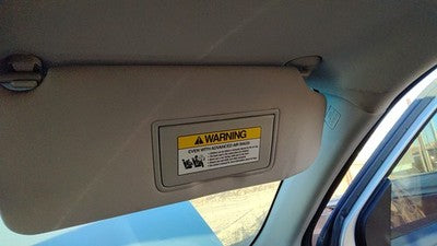 2009-2015 Honda Pilot Passenger Right Sun Visor Oem Gray/Blue Gr 83230Szaa01za