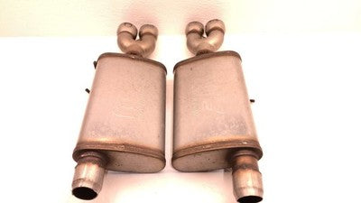 2006-2008 Buick Lucerne Magnaflow Muffler Pair Stainless With Dual Tips 2.5In