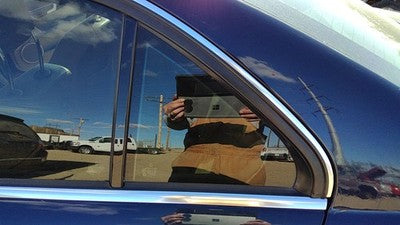 2012-2014 Mercedes C300 Driver Left Rear Vent Window Back Door Glass With Frame