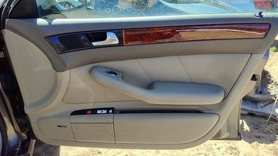 2002-2004 Audi A6 Passenger Right Front Door Trim Panel With Switches Tan