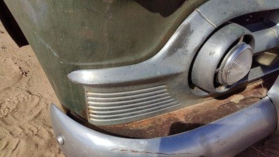 1953 Chevy Bel Air 150 Sedan Passenger Right Front Grille Section Chrome Oem