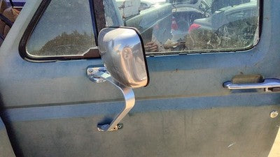 1980-1996 Ford F150 Driver Left Manual Side Mirror Door Mounted Oem Chrome