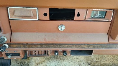 1984 Jeep Grand Wagoneer Glove Box Assembly Complete Door With Latch Oem Brown