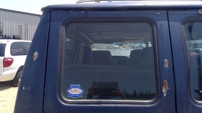 75-91 E150 Van Econoline Driver Left Back Window Barn Door Stationary Rear Glass