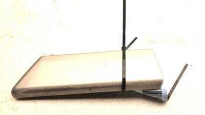 1995-97 Toyota Avalon Passenger Right Moulding From Fender Trim Strip Silver 4N5