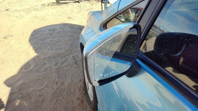2015-2017 Nissan Versa Note Driver Left Power Side Mirror Door Mounted Blue Rbe