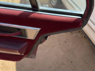 1988 Olds 88 Passenger Right Rear Door Trim Panel With Switches Back