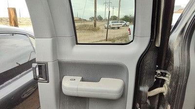 06-07 Ford F150 Passenger Right Rear Door Trim Panel With Switches Back Gray Me
