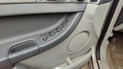 07 Pacifica Driver Left Front Door Trim Panel With Master Switch Gray Da