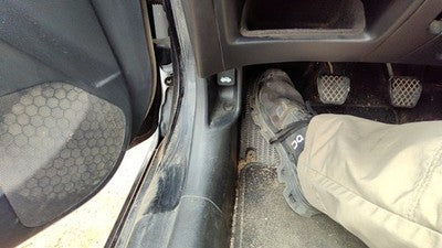 2004 Honda Civic Hatchback Si Driver Left Lower Kick Trim Panel Oem Black Bk