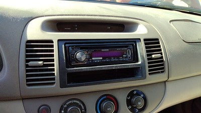 2002-2006 Toyota Camry Trim Bezel Around Radio Surround Dash Panel Oem Taupe 43