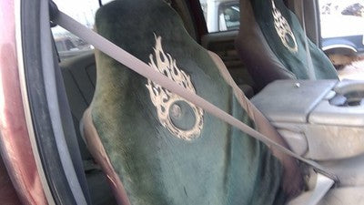 05-07 F350 Super Duty Passenger Right Front Seat Belt Retractor Shoulder Gray