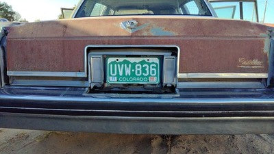 1984 Deville Sedan Chrome Rear Trim On Trunk Oem Deck Lid