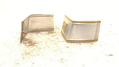 1973-1980-1973-1980 Gmc Truck Cab Belt Trim Panel Corner Trim Oem Pair Moulding