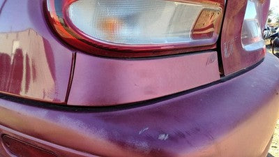 1997 Ford Aspire Driver Left Rear Moulding On Quarter Panel Oem E5 Red