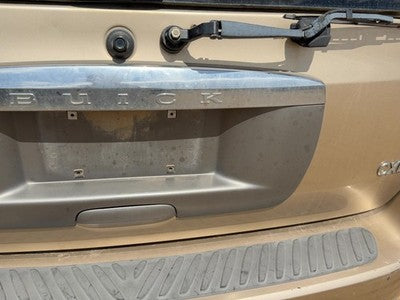 04-05 Rainier License Plate Trim Surround Panel Tail Trunk Finish Cashmere 15U