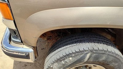1995-00 Silverado 2500 Driver Left Front Wheel Flare Moulding Fender Gold 55U