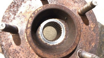 1997-02 Expedition Passenger Right Front Spindle Steering Knuckle With Wheel Hub