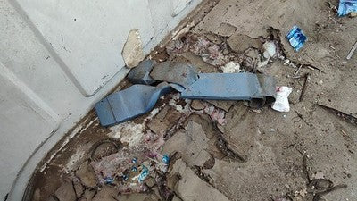 1984 Dodge Ram W250 Passenger Right Front Seat Belt Buckle Receiver Oem Blue