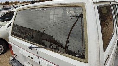 1984-1996 Jeep Cherokee Back Glass Rear Window Oem 55134742