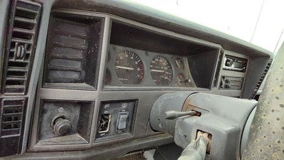 1991-1996 Jeep Cherokee Trim Bezel Around Speedometer Dash Surround Panel Gray