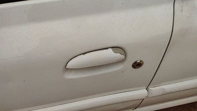 2000-2002 Kia Rio Driver Left Front Outside Door Handle Oem White 0K30c59410xx