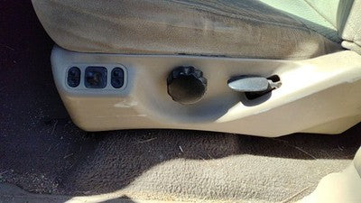 01 Ford Expedition Driver Left Side Power Seat Switch With Trim Panel Oem Tan Fh