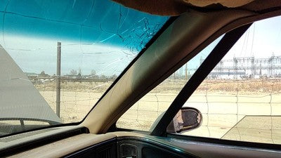 92 Buick Park Ave Ultra Passenger Right A Pillar Trim Windshield Post Panel Tan