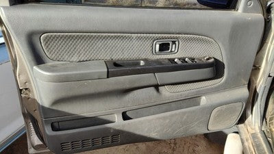 02-04 Nissan Xterra Driver Left Front Door Trim Panel With Master Switch Gray K