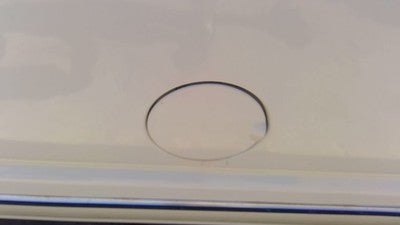 1992-2014 Ford Van E150 Fuel Tank Door With Hinge Gas Lid Oem Filler White