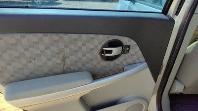 07-08 Chevy Equinox Driver Left Rear Door Trim Panel With Switches Back Gray 14B