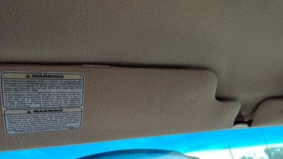 1997 Ford F150 Driver Left Sun Visor Oem Tan Mx
