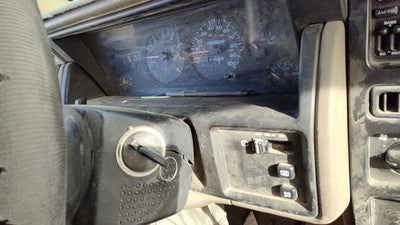 94-95 Jeep Grand Cherokee Trim Bezel Below Speedometer Dash Surround Panel Gray