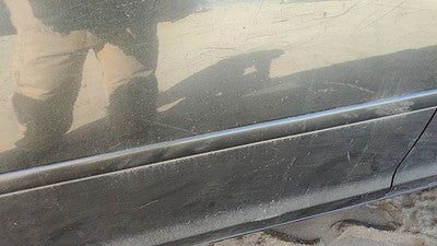 2005-2007 Honda Odyssey Driver Left Front Moulding From Door Oem Trim Strip Blue