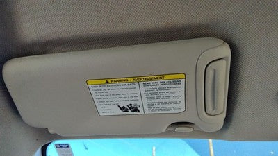 2016-2019 Nissan Versa Driver Left Sun Visor Oem Charcoal G 964019Mb1a