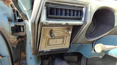 1975 Cutlass Supreme Driver Left Dash Trim Mount Panel Wiper Switch Heater Vent