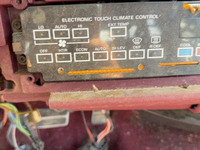 87-88 Buick Park Ave Temperature Control Module In Dash Heater Ac Head Unit Oem