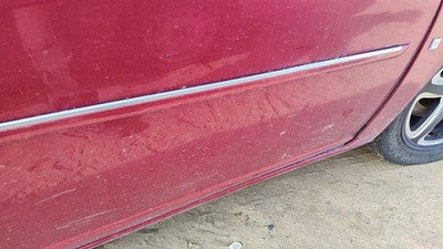 06-07 Lucerne Passenger Right Front Moulding From Door Trim Strip Crimson 86U