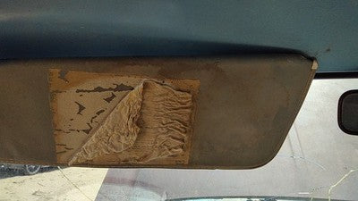 1986 Dodge Ram W150 Driver Left Sun Visor Oem Blue