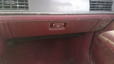 1990 Olds Eighty Eight Glove Box Assembly Complete Door With Latch Oem Red