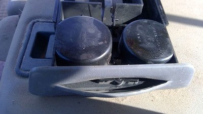 1999 F250 Super Duty Slide Out Cup Holder Assembly Oem Gray