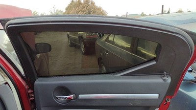 08-10 Charger Passenger Right Rear Door Trim Panel With Switches Back Slate Gray