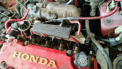 96-00 Civic Hx Coupe Complete Fuel Rail With Injectors Set Loaded 1.6L Vtec-E