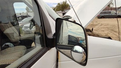 1992-2002 Ford Van E250 Passenger Right Manual Side Mirror Door Mounted Oem