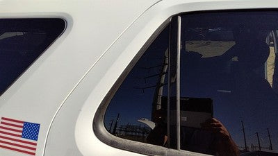 11-19 explorer Police Passenger Right Rear Vent Window Back Door Glass Wth Frame