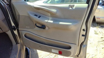 00-02 Ford Expedition Passenger Right Front Door Trim Panel With Switches Tan Fh