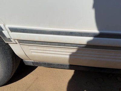 94 Town Car Passenger Right Rear Moulding From Door Oem Back Trim Strip White Wt