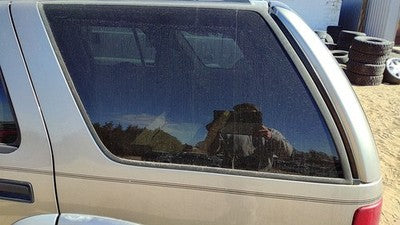 1997-2001 Olds Bravada Driver Left Rear Quarter Glass Back Side Window Oem