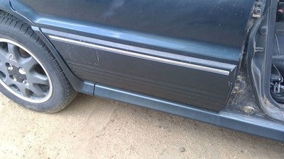 91 Mitsubishi Galant Vr4 Passenger Right Rear Moulding From Door Back Trim Green