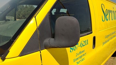 1996-2002 Express Van 2500 Driver Left Side Mirror Door Mounted Oem 15768763